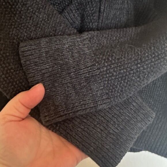 American Eagle Cardigan Sweater Mens XS Pockets Lapel Chunky Grandpa Preppy Fall - Picture 5 of 11